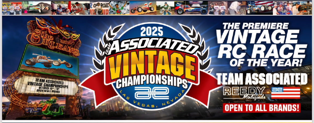 Team Associated Vintage Championships Driver list & Schedule Finalized