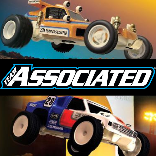 “Zooms” Team Associated 1:28 RTR Buggy and Stadium Truck
