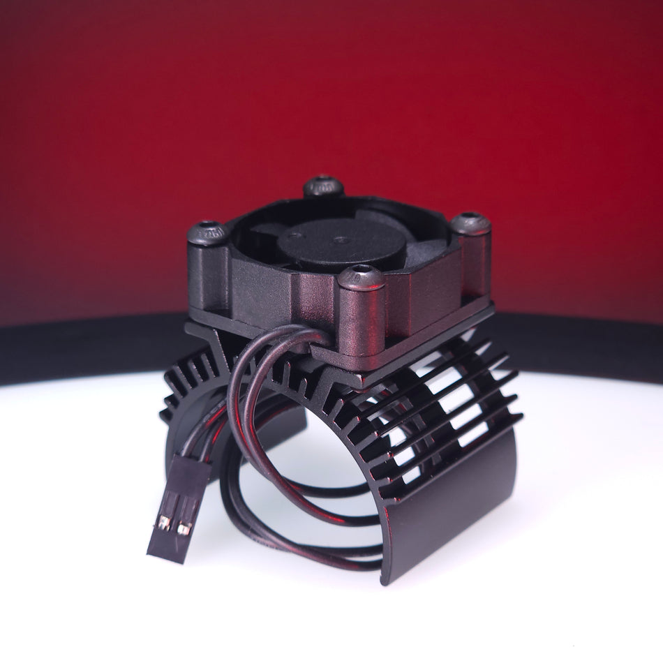 Brushless Motor Heatsink Cover with Cooling Fan