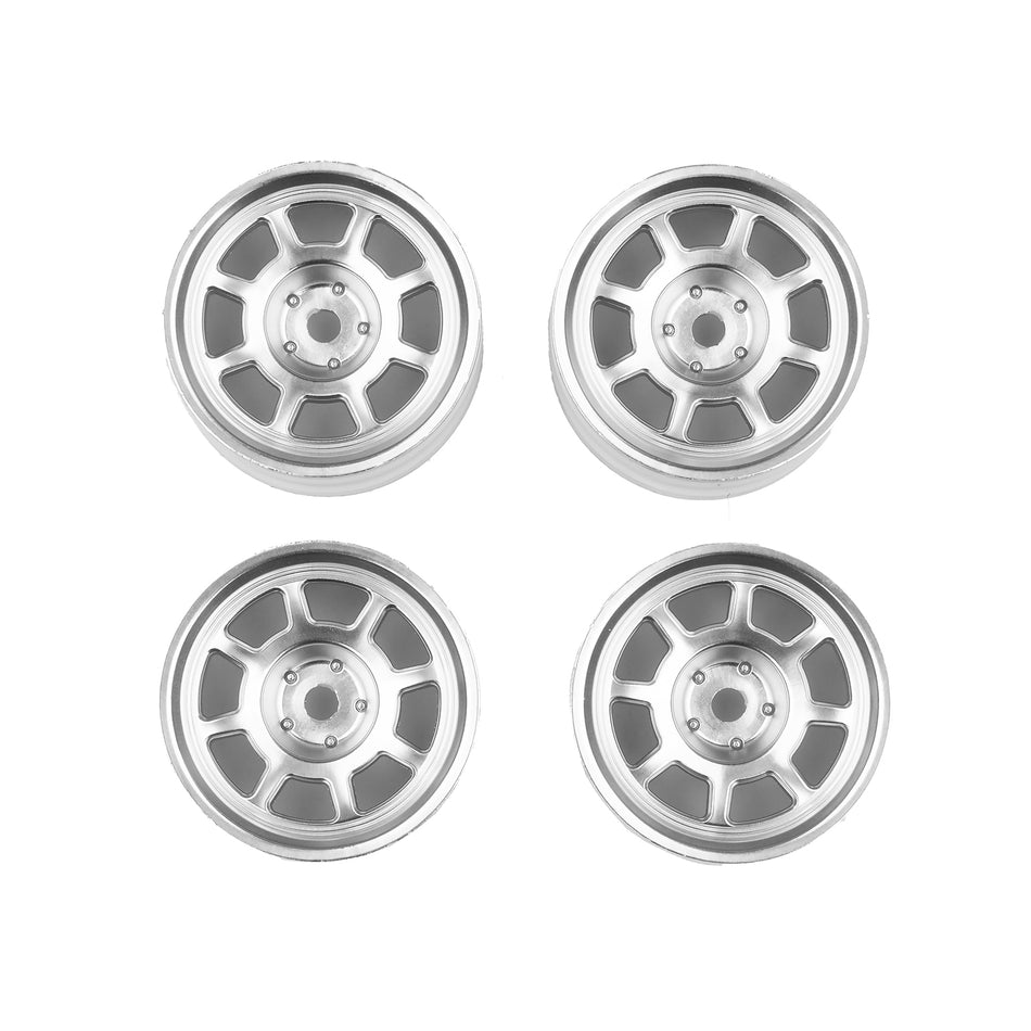 Team Associated TA-31955 6x6 Wheels Chrome