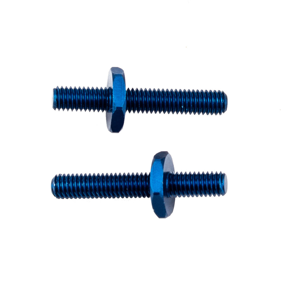Team Associated TA-91905 RC10B6.3 FT Battery Strap Shoulder Screws, Blue Aluminum