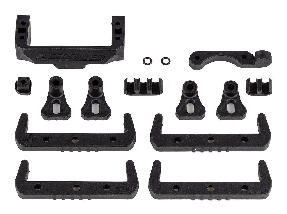 Team Associated TA-92418 RC10B7 Battery Mount, Fan Mount, Servo Mount