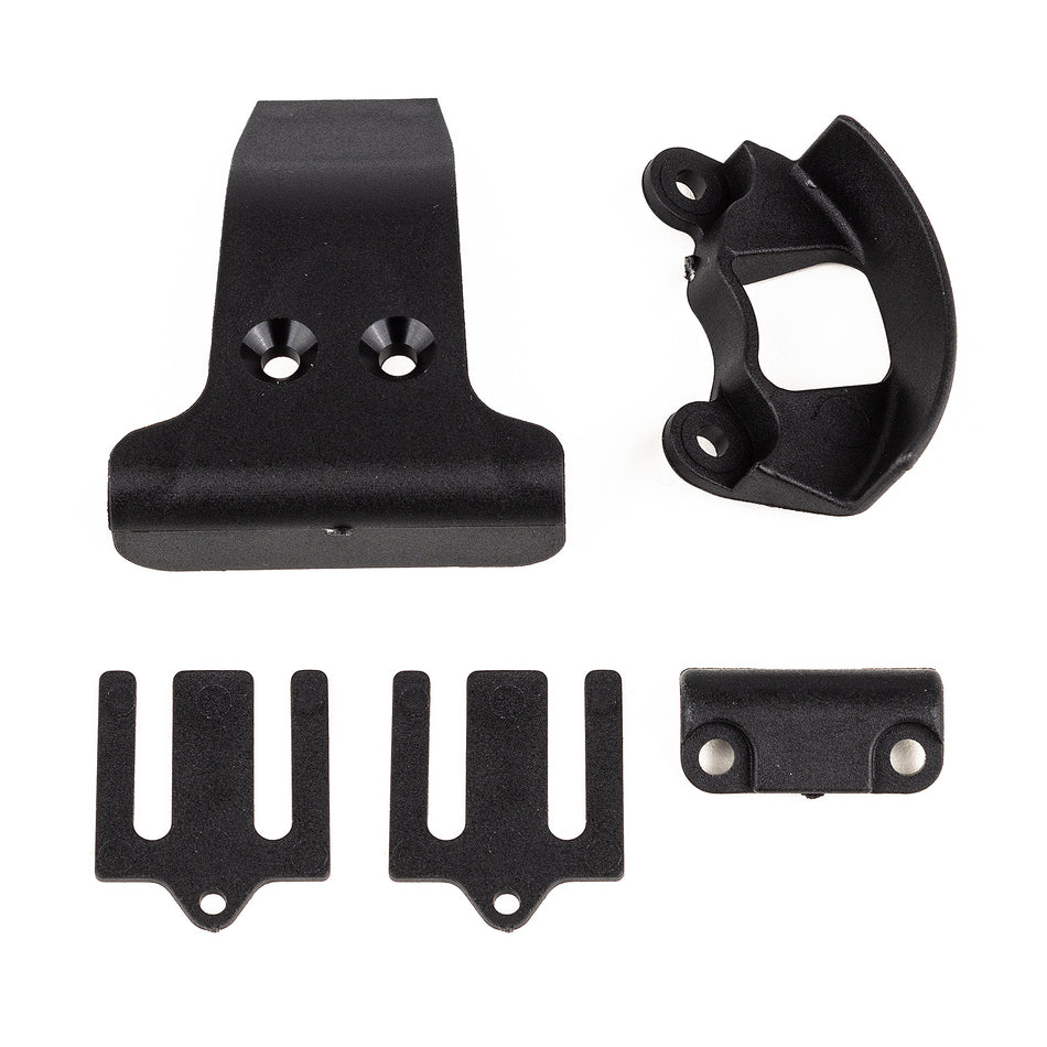 Team Associated TA-92427 RC10B7 Spur Gear Cover Bumpers & Bulkhead Shims for Race