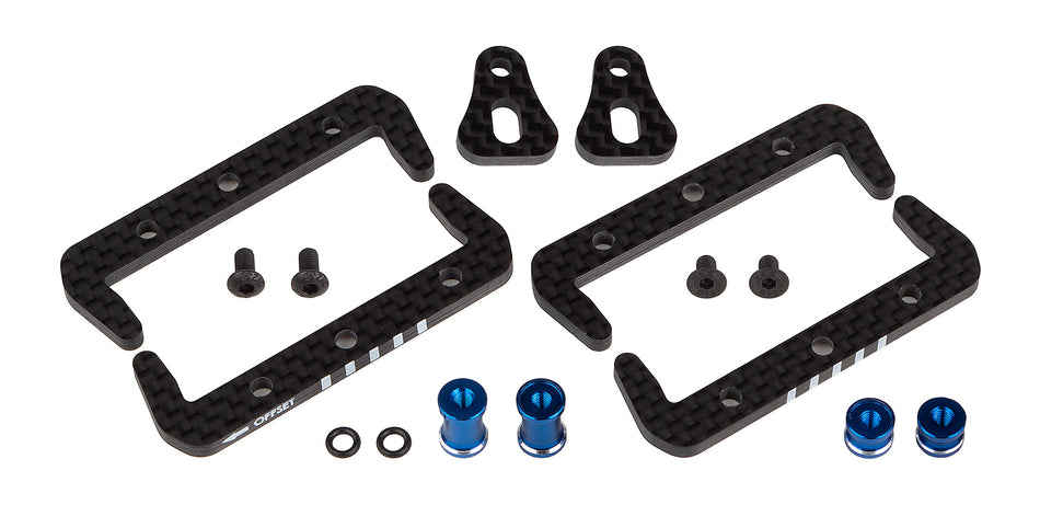 Team Associated FT-92482 RC10B7 Factory Team Battery Mount Set