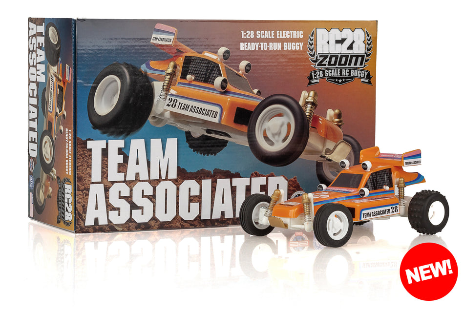 Team Associated 20166 RC28 Zoom Mini Electric Off-Road RC Buggy 2.4GHz RTR USB-C