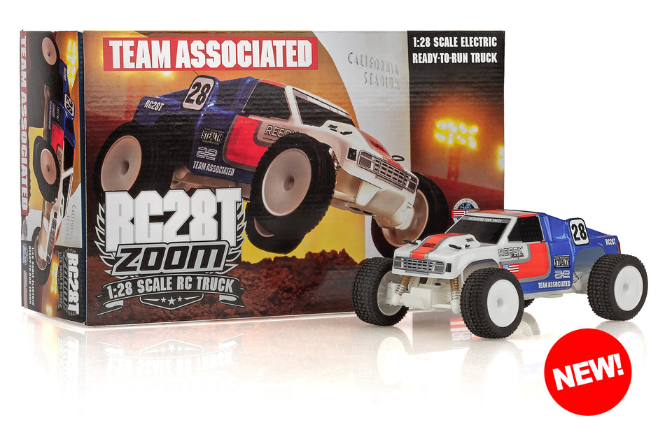 Team Associated 20167 RC28T Zoom Mini Electric Off-Road RC Truck 2.4GHz RTR USB-C